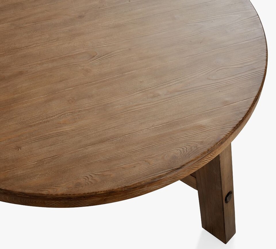 Rustic Farmhouse Round Coffee Table Pottery Barn Australia